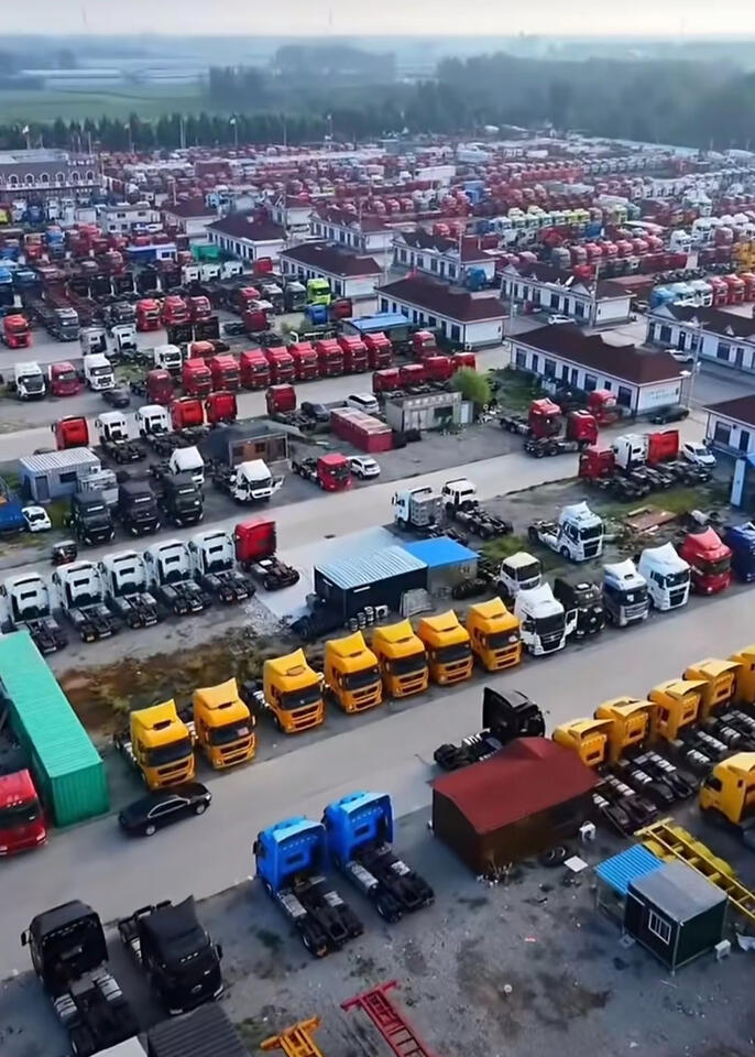 Second-hand tractor truck